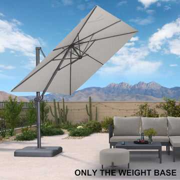 grey patio umbrella base Grey Patio Umbrella Base