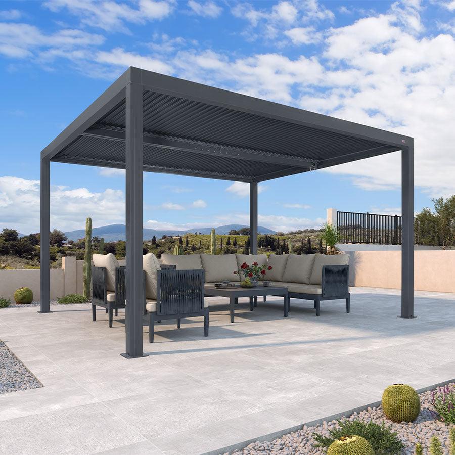 louvered pergola showrooms near me