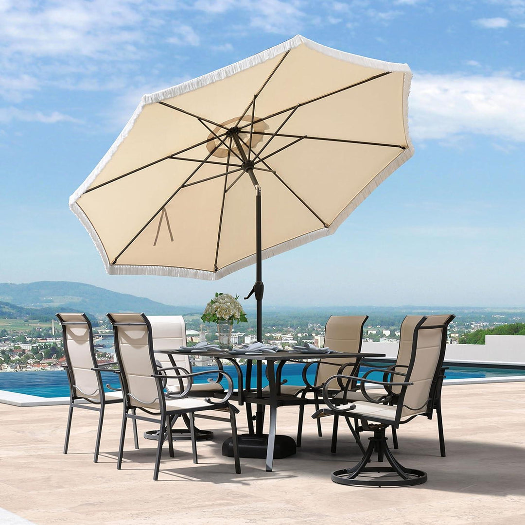 better homes & gardens ventura 7.5 fringe patio umbrella Fringe Patio Umbrella | Outdoor Market Umbrella