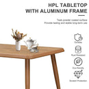 PURPLE LEAF Outdoor Dining Set Teak Aluminum Patio Dining Table And Chair - Purple Leaf Garden