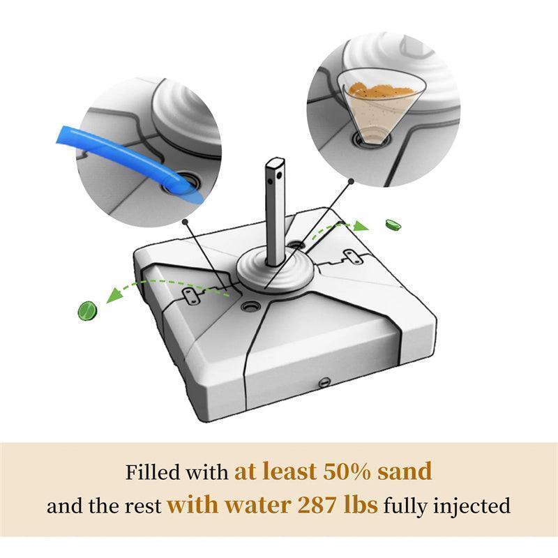 Umbrella Weighted Base for Large Patio Umbrella