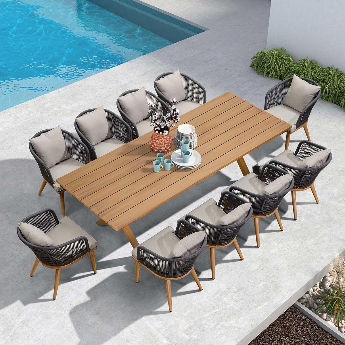 Home All products PURPLE LEAF Patio Dining Set for Gard...