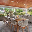 PURPLE LEAF 7/9/11 Pieces Patio Dining Set with Sunbrella Cushions All-Weather Wicker Patio Table and Chairs for Deck, Garden