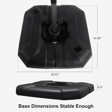 cantilever patio umbrella weights Heavy-Duty Cantilever Umbrella Base