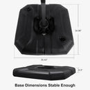 PURPLE LEAF Affordable Outdoor Umbrella with Base, Round Cantilever Umbrella for Garden