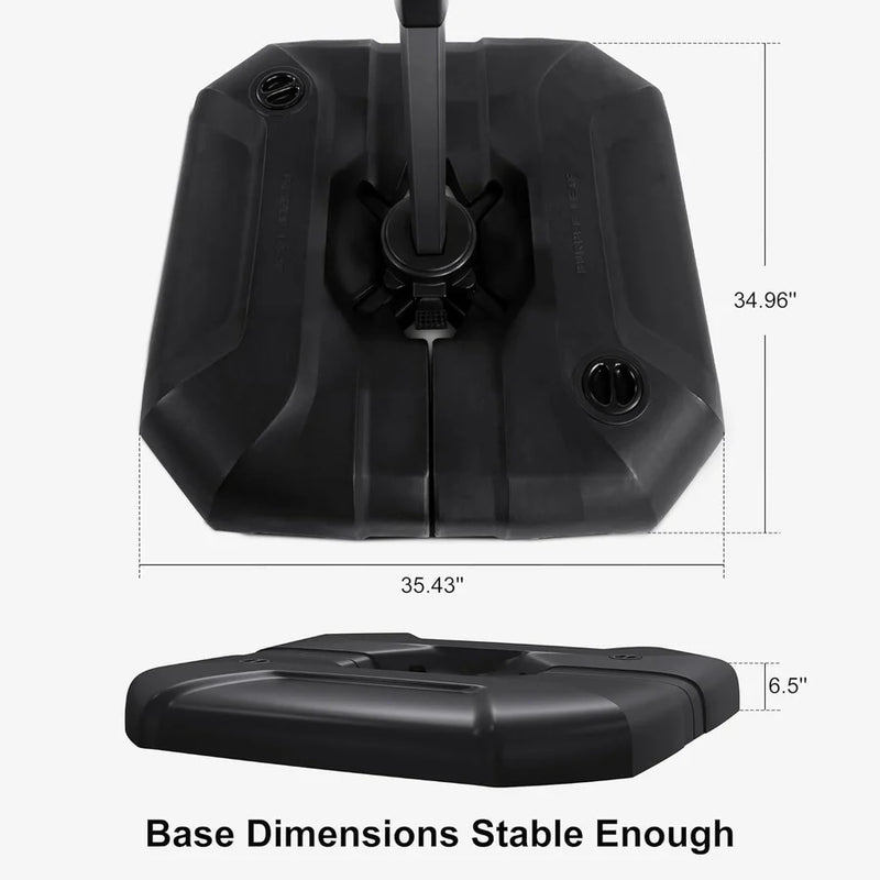 PURPLE LEAF OPEN BOX Cantilever Umbrella Base ZY04BSSBL-150-NEW-RT