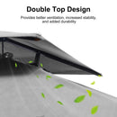 PURPLE LEAF UV50+ Fade Resistant Cantilever Umbrella, Patio Umbrellas with Base