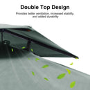 PURPLE LEAF UV50+ Fade Resistant Patio Cantilever Umbrella with Recycled Fabric