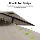 PURPLE LEAF UV50+ Fade Resistant Cantilever Umbrella, Patio Umbrellas with Base