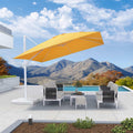 PURPLE LEAF White Outdoor Patio Umbrella Economical Large Patio Umbrellas - Purple Leaf Garden