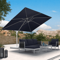 PURPLE LEAF White Outdoor Patio Umbrella Economical Large Patio Umbrellas - Purple Leaf Garden