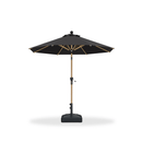 PURPLE LEAF Patio Market Umbrella Aluminum Outdoor Table Umbrella with Wood Color