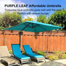 Clearance - PURPLE LEAF OPEN BOX Affordable Cantilever Umbrella for Patio