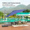 Clearance - PURPLE LEAF OPEN BOX Patio Cantilever Sydney Style Umbrella