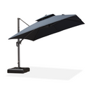 Clearance - PURPLE LEAF OPEN BOX UV50+ Fade Resistant Patio Cantilever Umbrella with Recycled Fabric