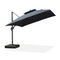 Clearance - PURPLE LEAF OPEN BOX UV50+ Fade Resistant Patio Cantilever Umbrella with Recycled Fabric