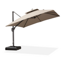 Clearance - PURPLE LEAF OPEN BOX UV50+ Fade Resistant Patio Cantilever Umbrella with Recycled Fabric