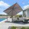 PURPLE LEAF UV Resistant Left-right Tilting Patio Umbrella Swivel Outdoor Umbrella