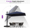 PURPLE LEAF Outdoor Sun Heavy Duty Cantilever Umbrella for Patio, Porch, Beach