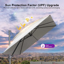 PURPLE LEAF UV Resistant Patio Umbrella Affordable Outdoor Umbrella with Base