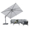 PURPLE LEAF UV Resistant Left-right Tilting Patio Umbrella Swivel Outdoor Umbrella