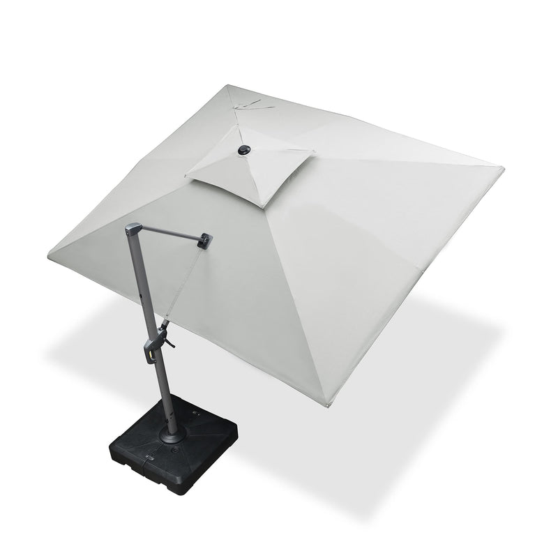Clearance - PURPLE LEAF OPEN BOX UV50+ Fade Resistant Patio Cantilever Umbrella with Recycled Fabric
