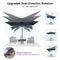 PURPLE LEAF UV Resistant Left-right Tilting Patio Umbrella Swivel Outdoor Umbrella