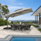 Clearance - PURPLE LEAF OPEN BOX UV50+ Fade Resistant Patio Cantilever Umbrella with Recycled Fabric