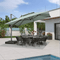 Clearance - PURPLE LEAF OPEN BOX UV50+ Fade Resistant Patio Cantilever Umbrella with Recycled Fabric