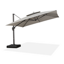 Clearance - PURPLE LEAF OPEN BOX UV50+ Fade Resistant Patio Cantilever Umbrella with Recycled Fabric