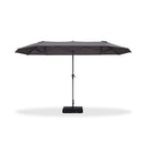 Clearance - PURPLE LEAF OPEN BOX Market Umbrella Double-Sided Market Umbrella Patio Umbrellas with Base