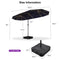 Clearance - PURPLE LEAF OPEN BOX Table Umbrella with Lights Double-Sided Market Umbrella with Base