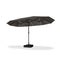 Clearance - PURPLE LEAF OPEN BOX Table Umbrella with Lights Double-Sided Market Umbrella with Base