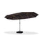 Clearance - PURPLE LEAF OPEN BOX Table Umbrella with Lights Double-Sided Market Umbrella with Base