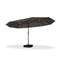PURPLE LEAF Table Umbrella with Lights Double-Sided Market Umbrella with Base