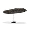 Clearance - PURPLE LEAF OPEN BOX Table Umbrella with Lights Double-Sided Market Umbrella with Base