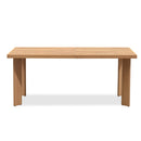 PURPLE LEAF Round & Rectangle Outdoor Dining Table HPL Aluminum Tabletop Modern Dining Table for Deck Kitchen