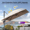 PURPLE LEAF UV Resistant Patio Umbrella Affordable Outdoor Umbrella with Base