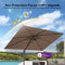 PURPLE LEAF UV Resistant Affordable Patio Outdoor Umbrella with Recycled Fabric