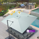 PURPLE LEAF UV Resistant Affordable Patio Outdoor Umbrella with Recycled Fabric