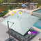 PURPLE LEAF UV Resistant Affordable Patio Outdoor Umbrella with Recycled Fabric