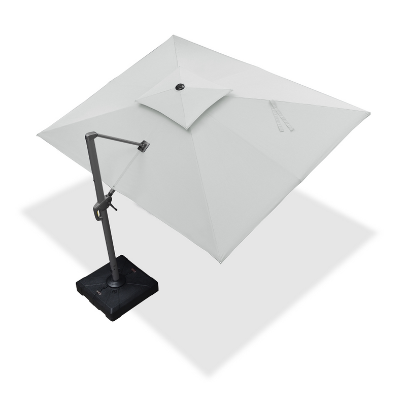 Clearance - PURPLE LEAF OPEN BOX UV50+ Fade Resistant Patio Cantilever Umbrella with Recycled Fabric