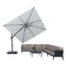 PURPLE LEAF UV Resistant Left-right Tilting Patio Umbrella Swivel Outdoor Umbrella