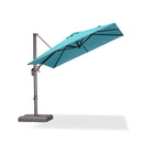 PURPLE LEAF Patio Cantilever Umbrella with Aluminum Offset Hanging for Pool Garden Deck