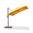 PURPLE LEAF Patio Cantilever Umbrella with Aluminum Offset Hanging for Pool Garden Deck