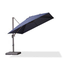 PURPLE LEAF Patio Cantilever Umbrella with Aluminum Offset Hanging for Pool Garden Deck