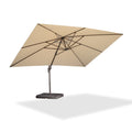 PURPLE LEAF Patio Cantilever Umbrella with Aluminum Offset Hanging for Pool Garden Deck