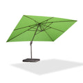 PURPLE LEAF Patio Cantilever Umbrella with Aluminum Offset Hanging for Pool Garden Deck