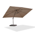 PURPLE LEAF Patio Cantilever Umbrella with Aluminum Offset Hanging for Pool Garden Deck