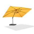 PURPLE LEAF Patio Cantilever Umbrella with Aluminum Offset Hanging for Pool Garden Deck